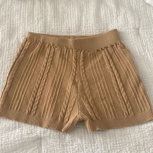 Cider knit shorts
